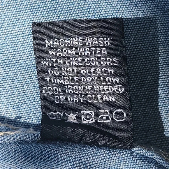 Velvet Heart Snap Long Sleeve Jean Dress  Small - Picture 10 of 16